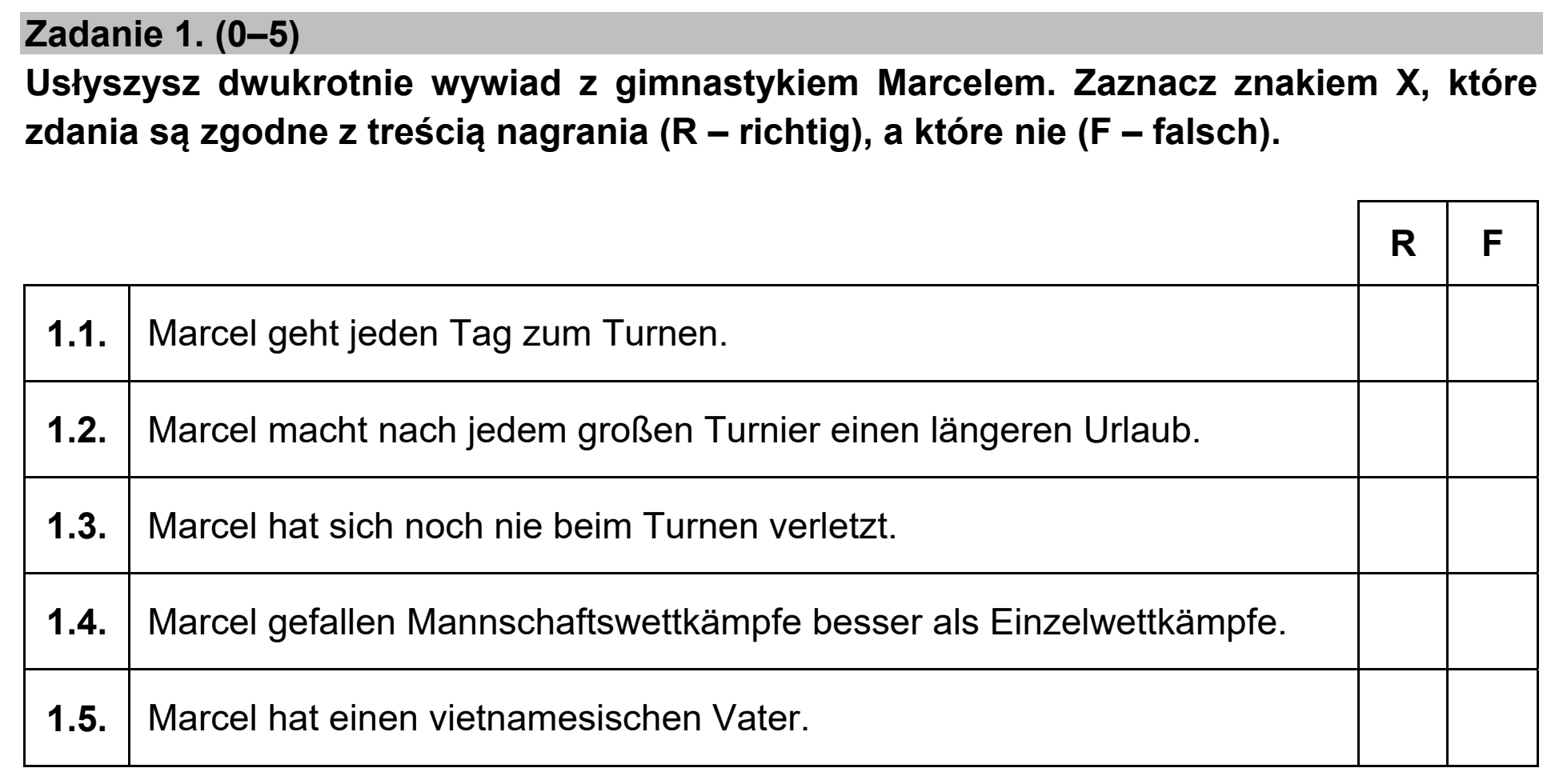 Matura próbna, marzec 2021, podgląd zadania 1