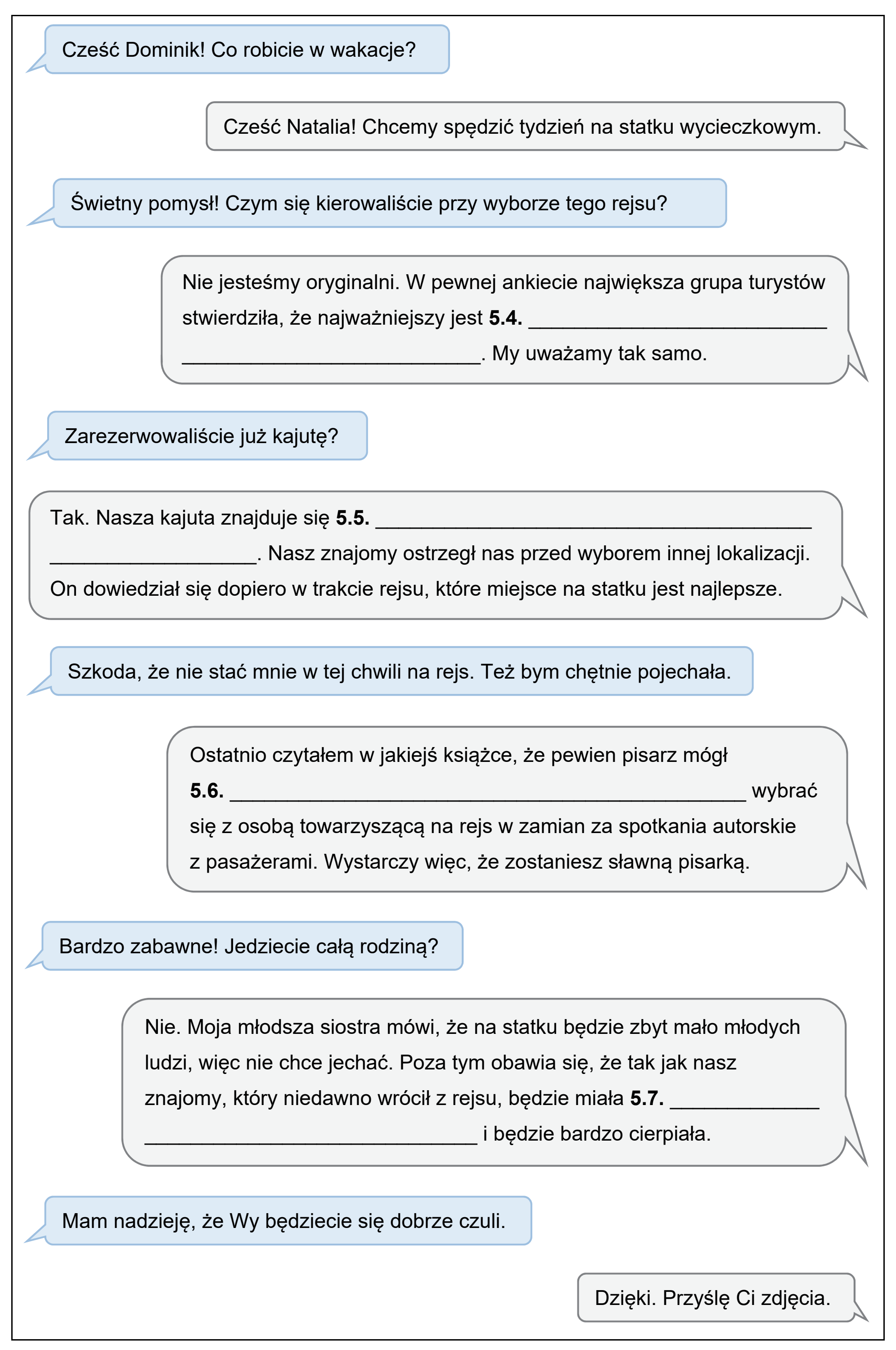 Matura, maj 2025, podgląd zadania 5, fragment 4