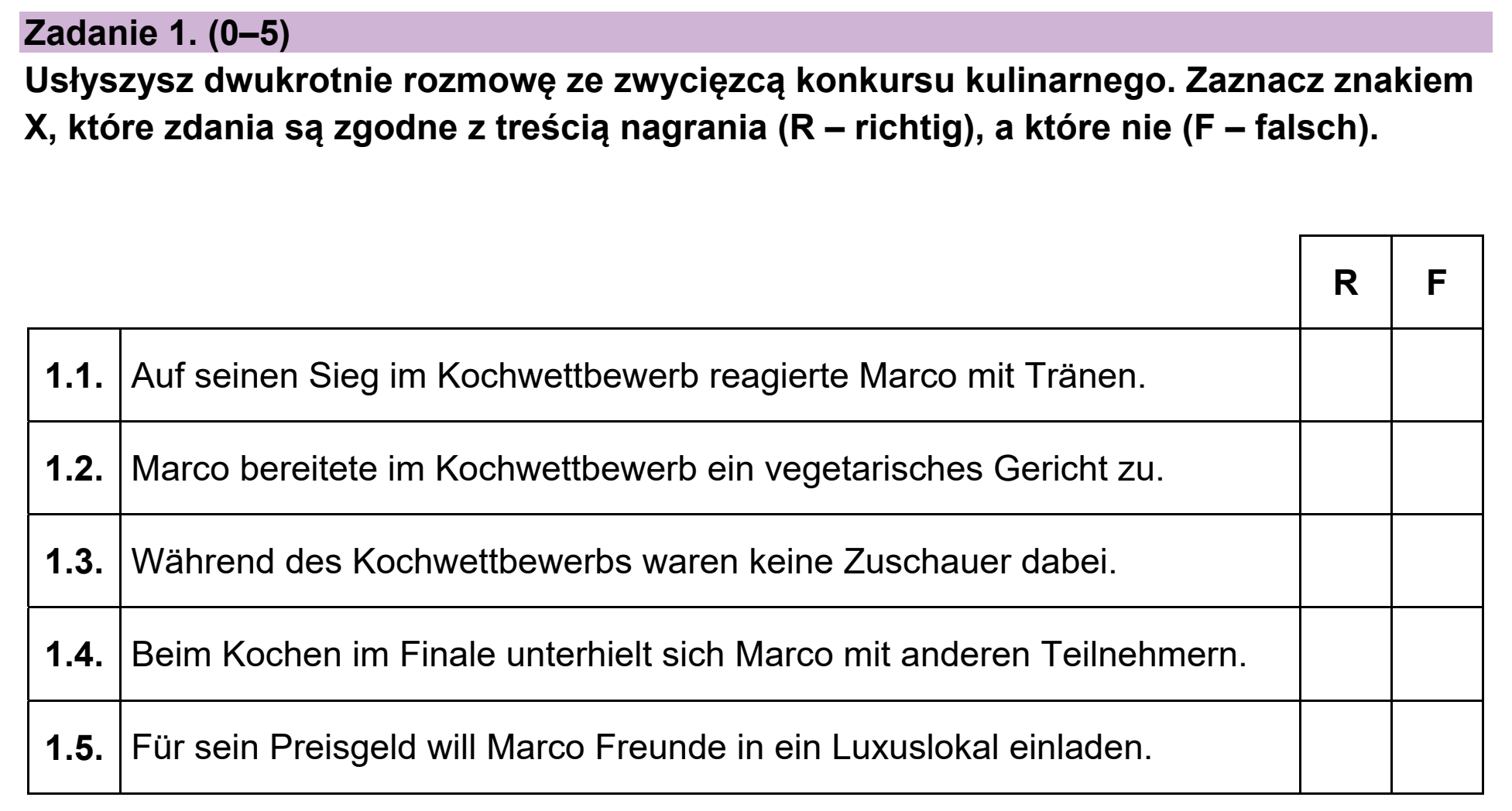 Matura próbna, wrzesien 2022, podgląd zadania 1