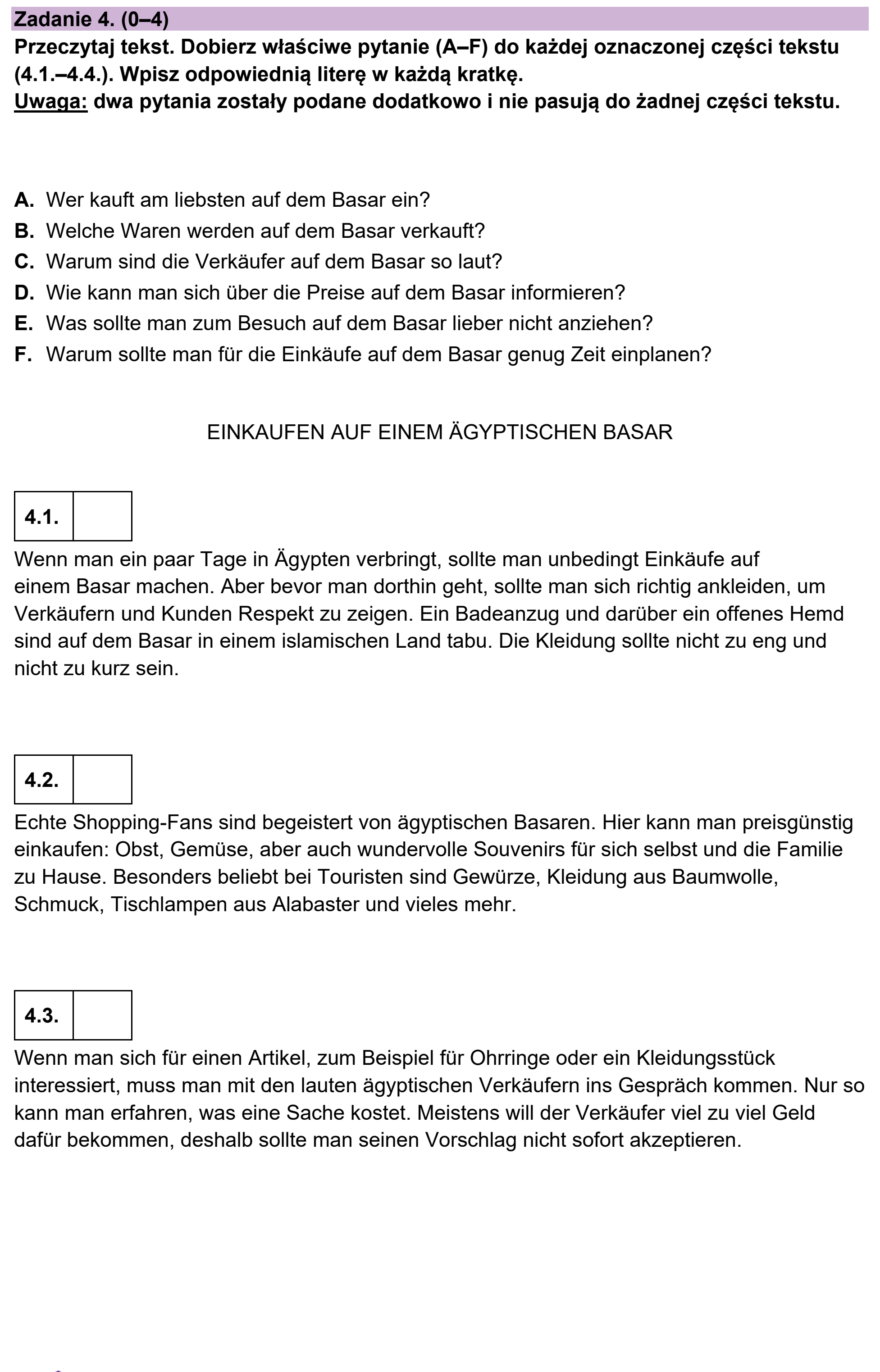 Matura próbna, wrzesien 2022, podgląd zadania 4, fragment 1