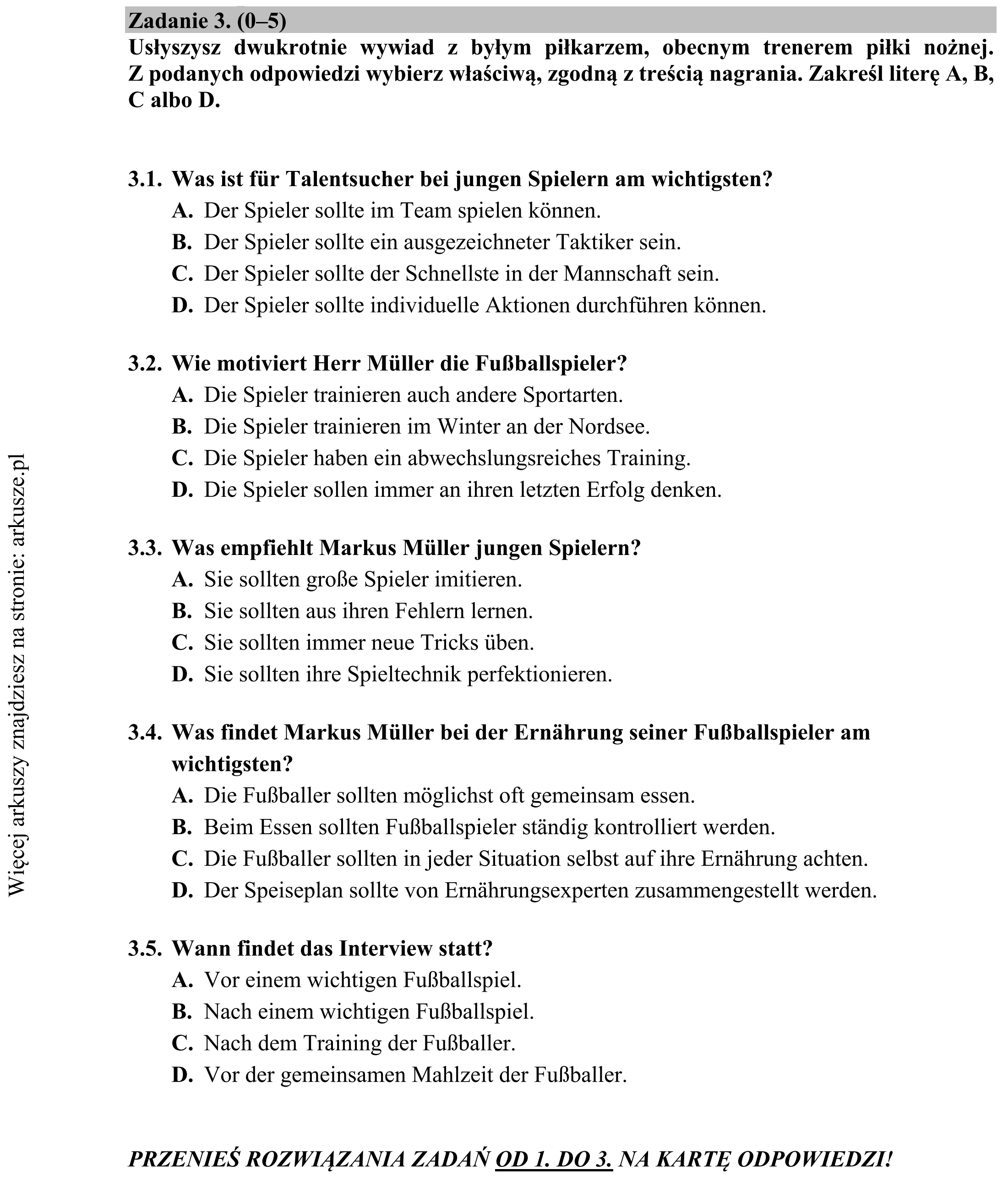 Matura dodatkowa, czerwiec 2017, zadanie 3
