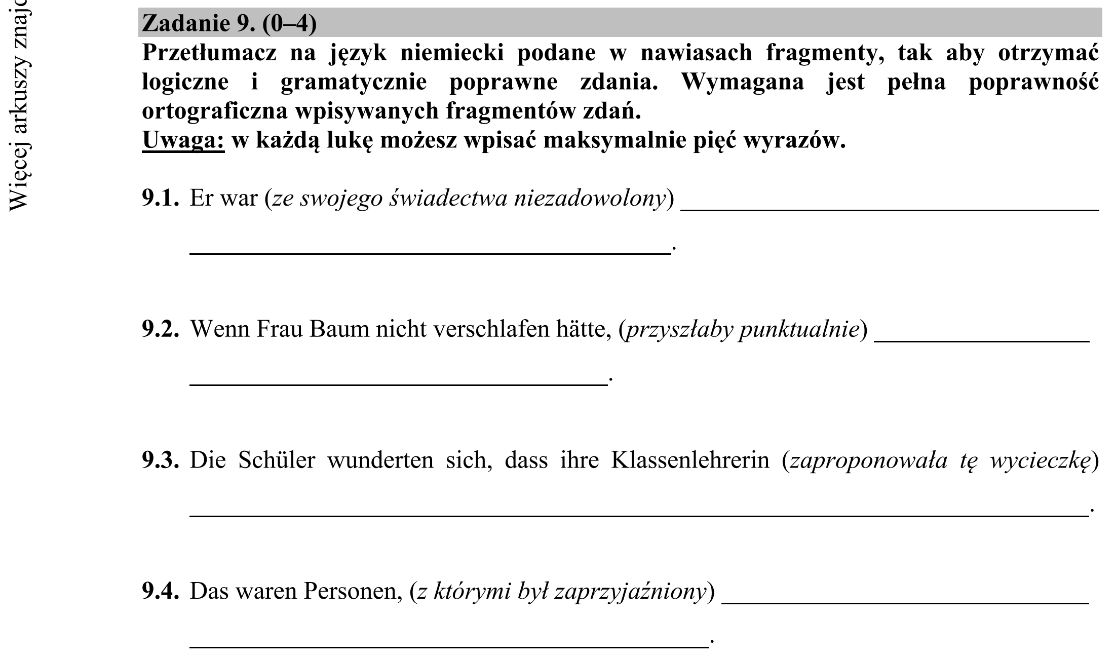 Matura dodatkowa, czerwiec 2017, podgląd zadania 9