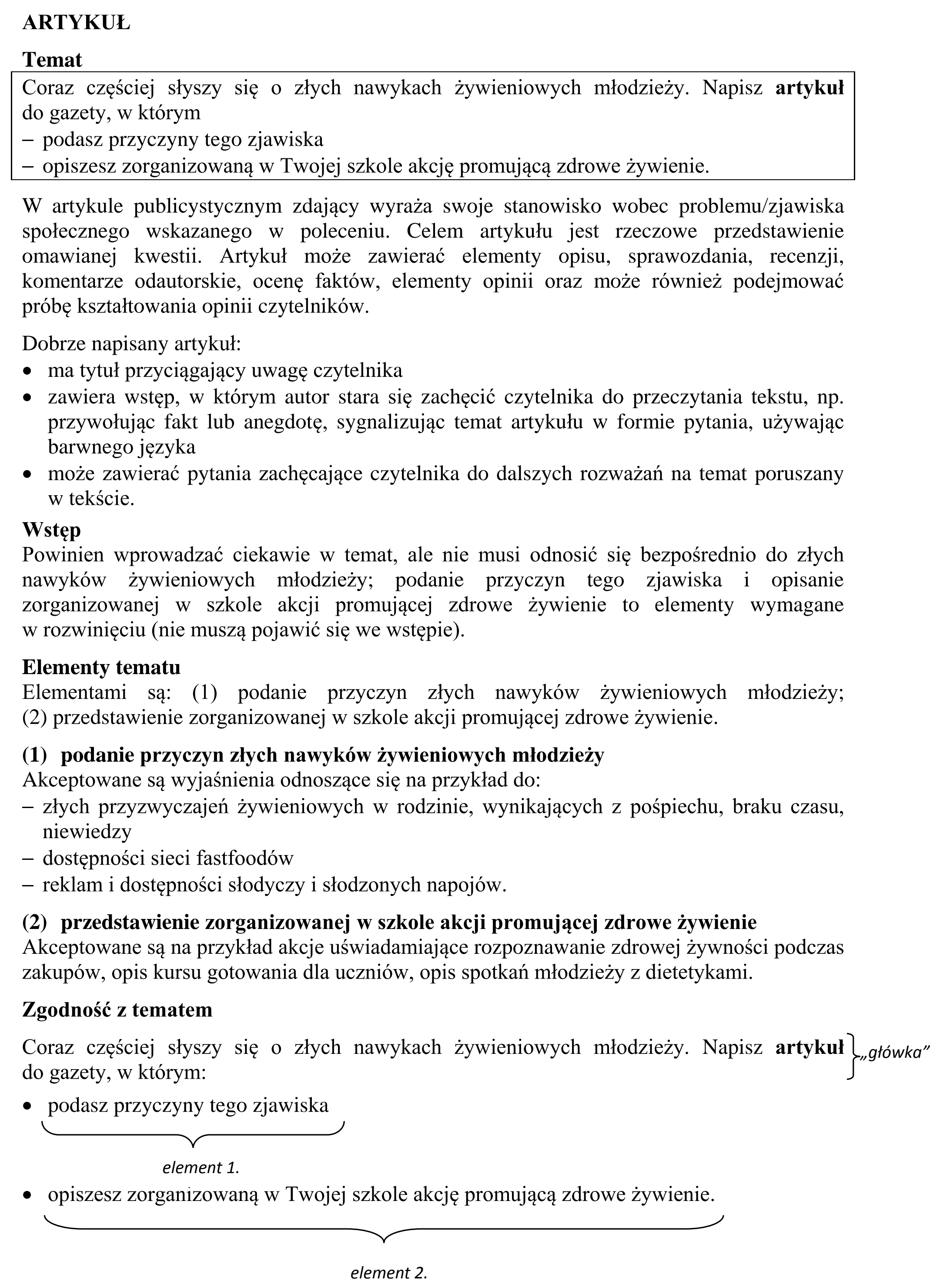 Matura, maj 2015, odpowiedź do zadania 10, fragment 8