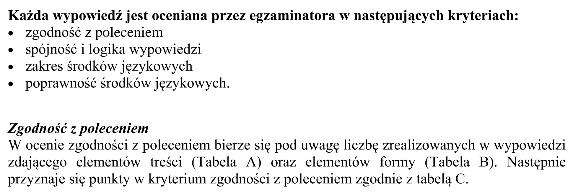 Matura, maj 2015, odpowiedź do zadania 10, fragment 2