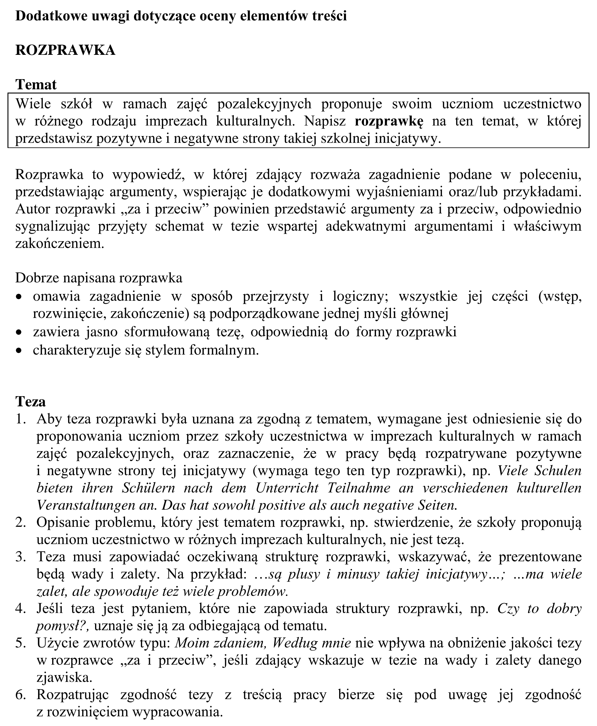 Matura, maj 2015, odpowiedź do zadania 10, fragment 5