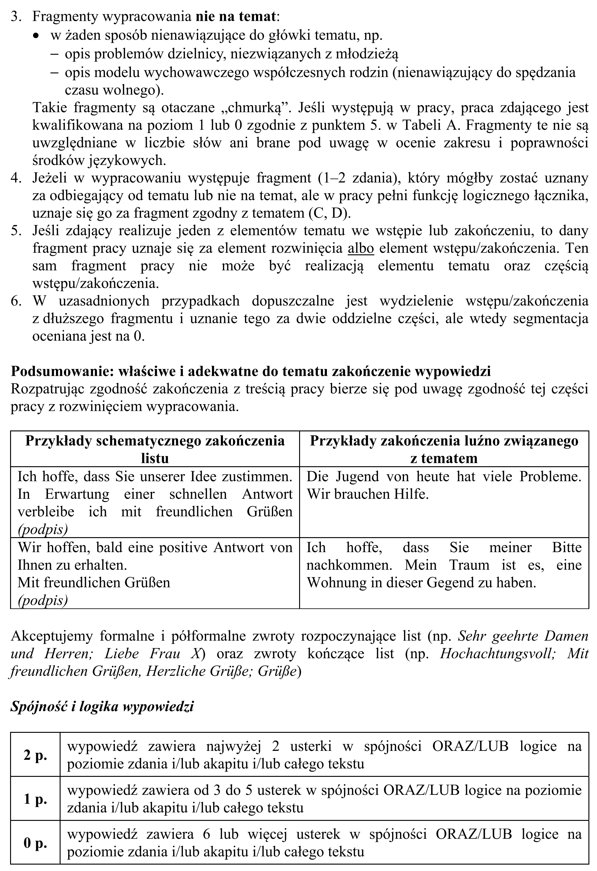 Matura, maj 2016, odpowiedź do zadania 10, fragment 10