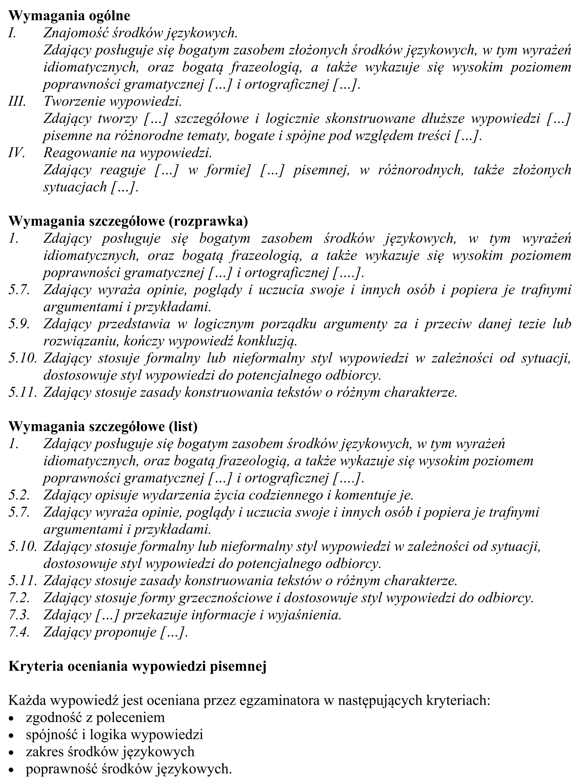 Matura, maj 2019, odpowiedź do zadania 10, fragment 2