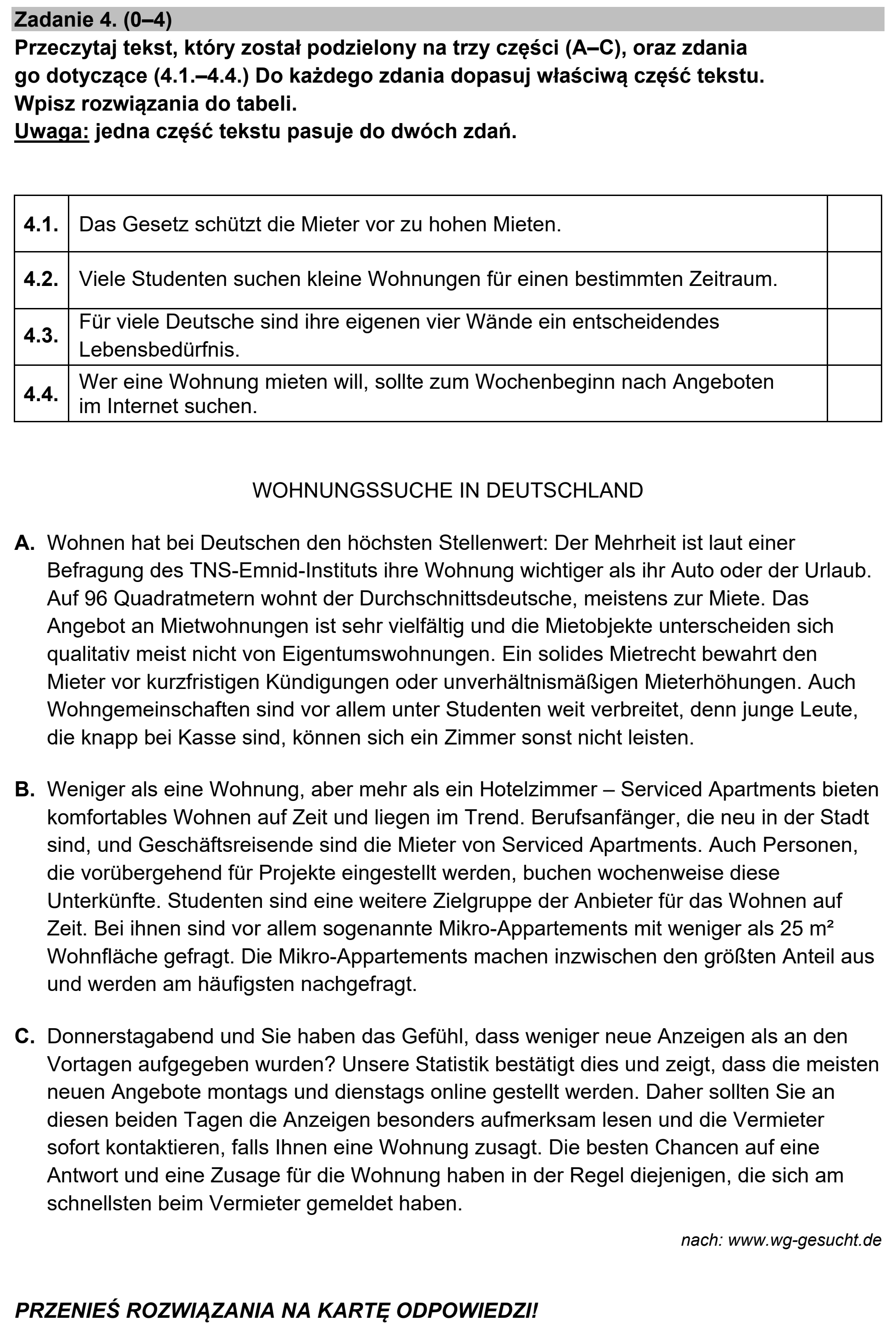 Matura, maj 2023, zadanie 4