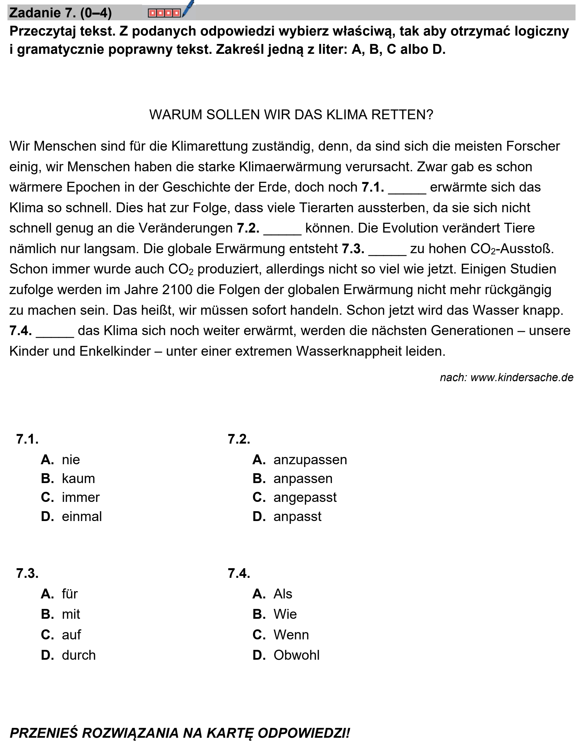 Matura, maj 2024, zadanie 7