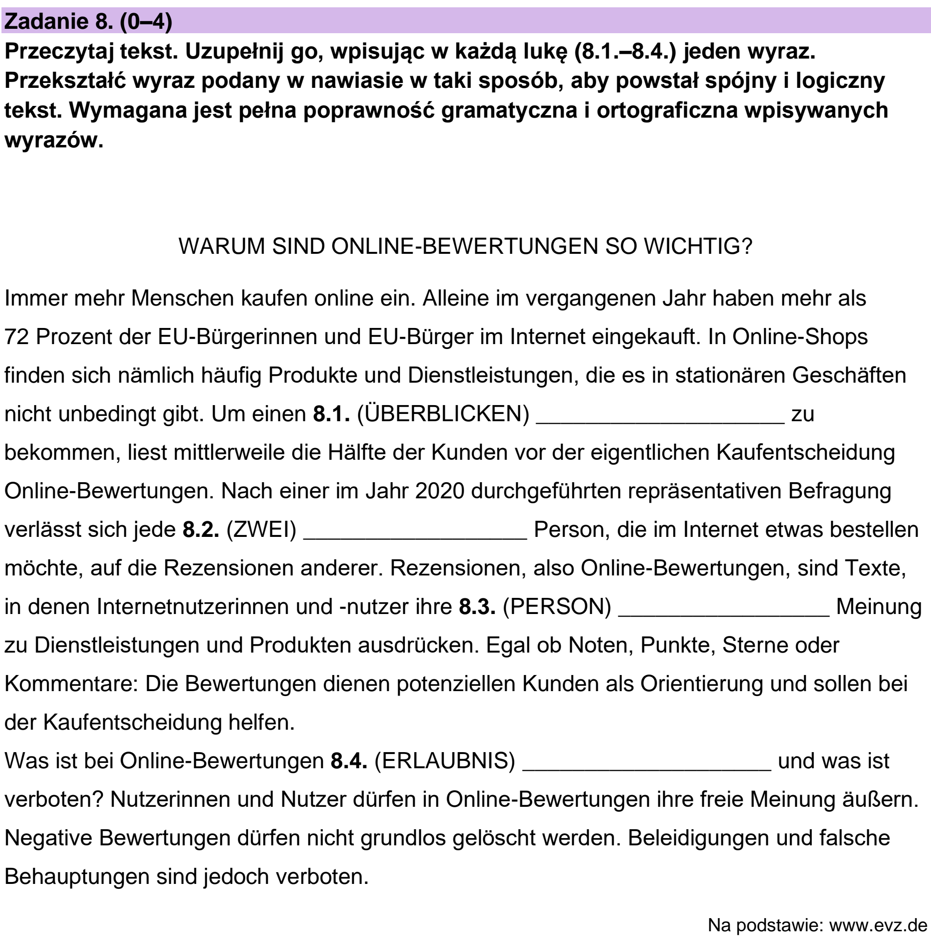 Matura próbna, grudzien 2024, zadanie 8