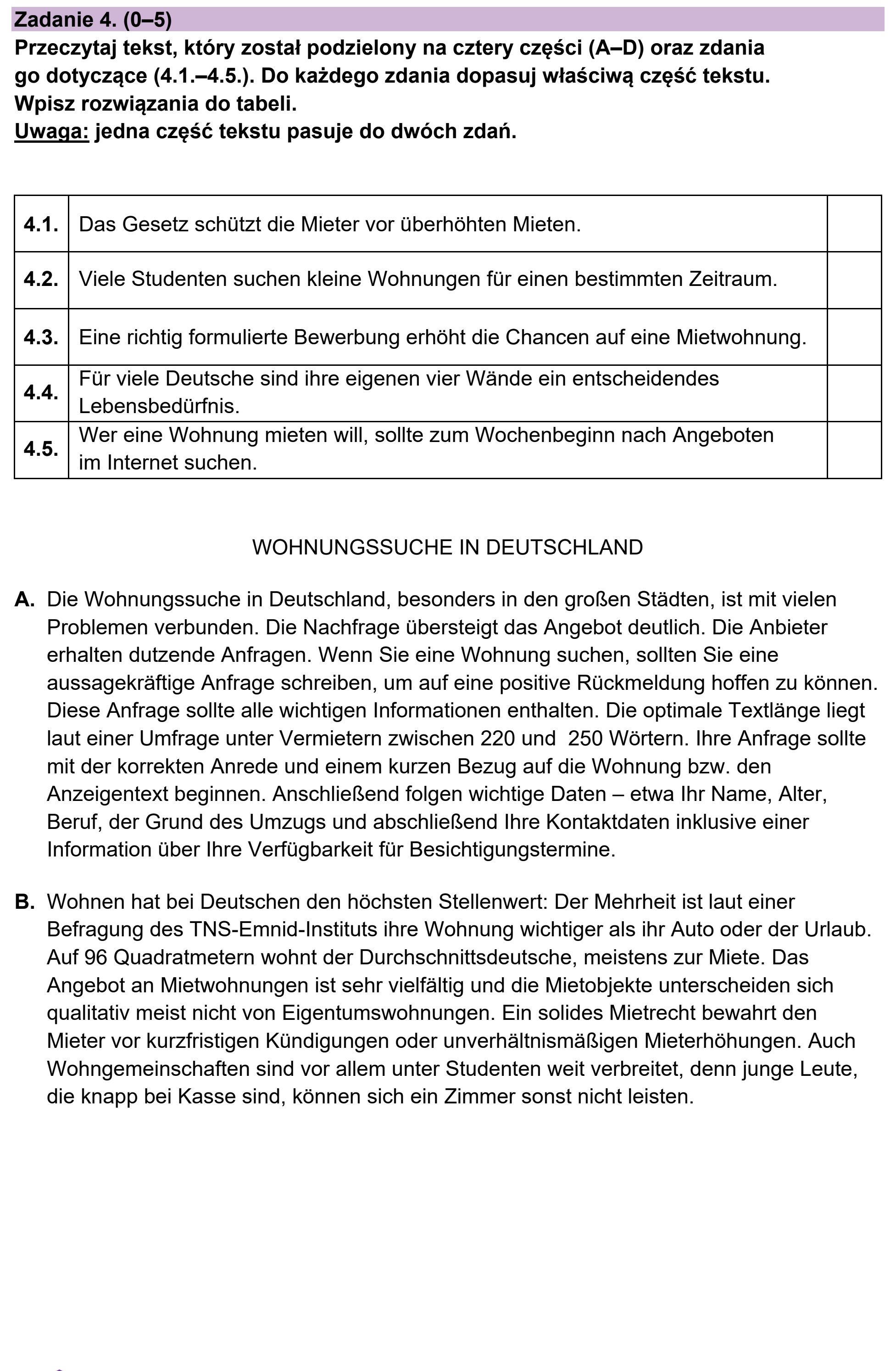 Matura, maj 2023, podgląd zadania 4, fragment 1