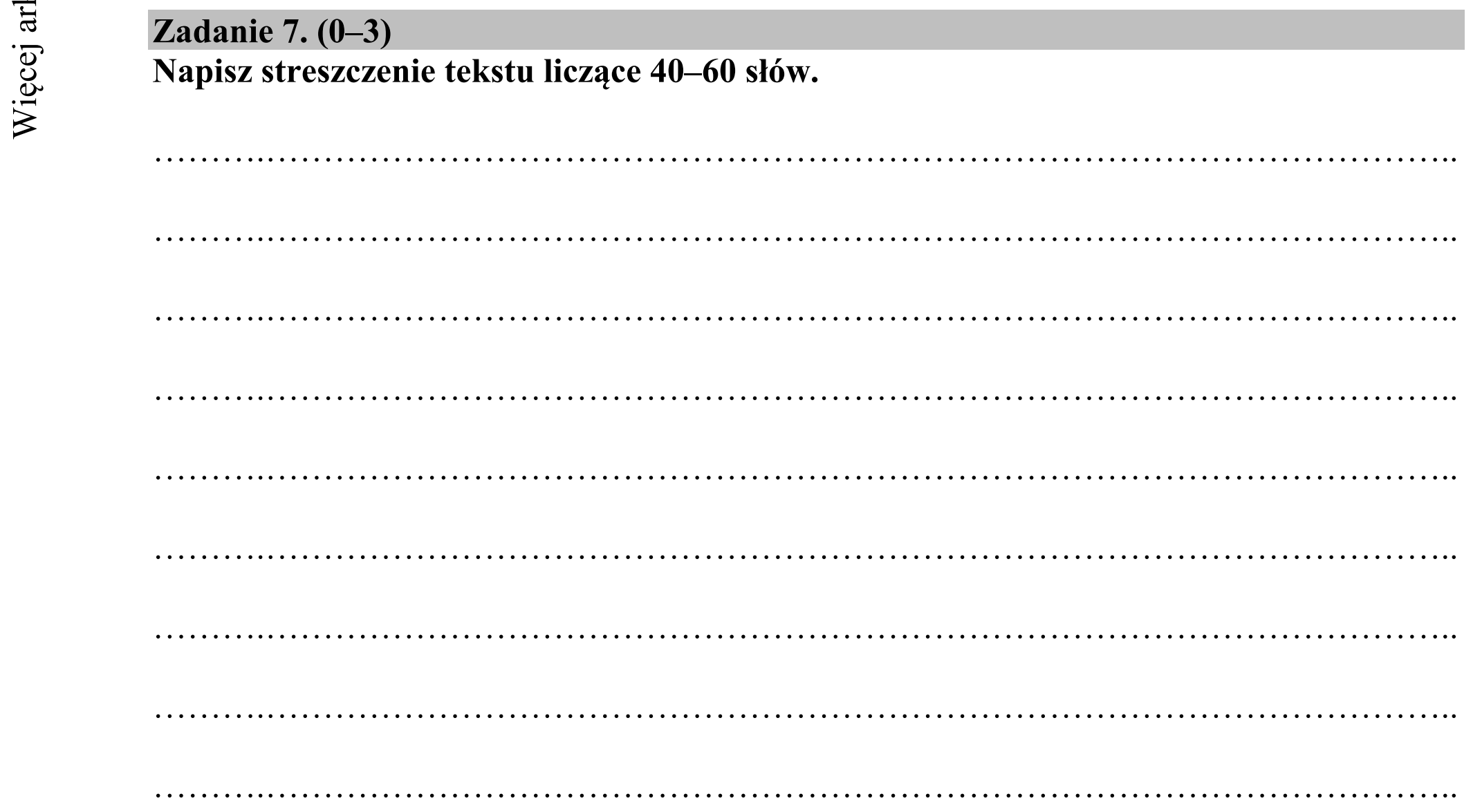 Matura dodatkowa, czerwiec 2017, podgląd zadania 7, fragment 1