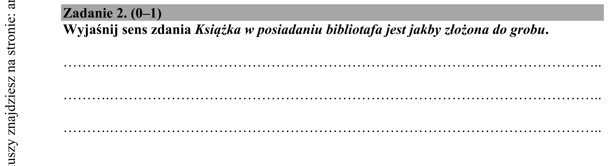Matura dodatkowa, czerwiec 2018, podgląd zadania 2