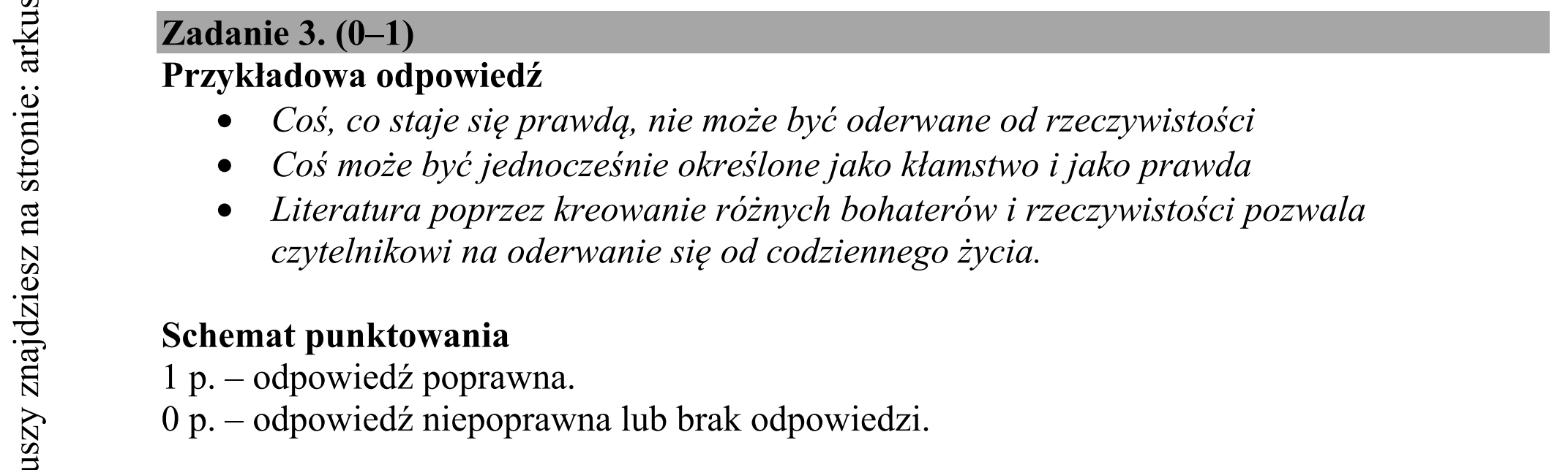 Matura dodatkowa, czerwiec 2019, odpowiedź do zadania 3