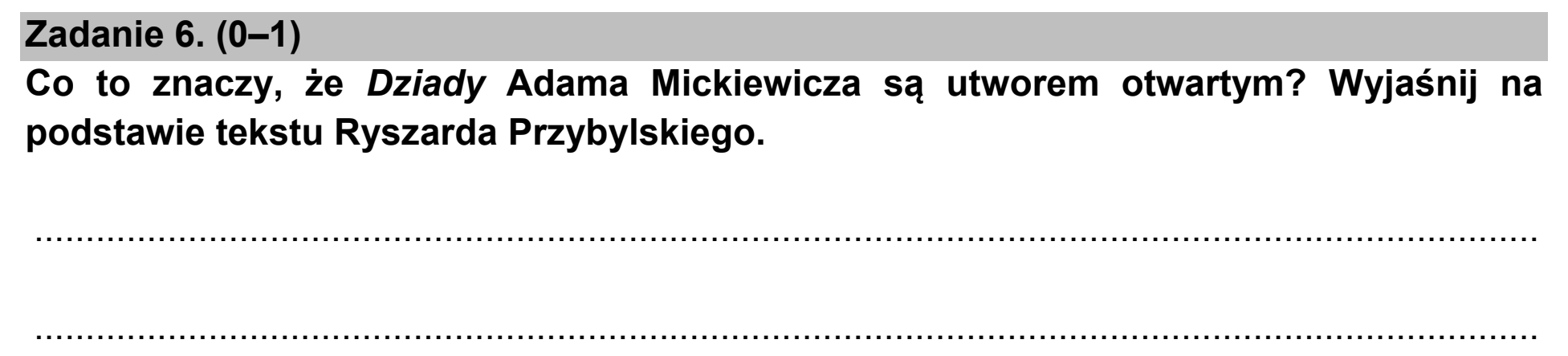 Matura dodatkowa, czerwiec 2021, podgląd zadania 6