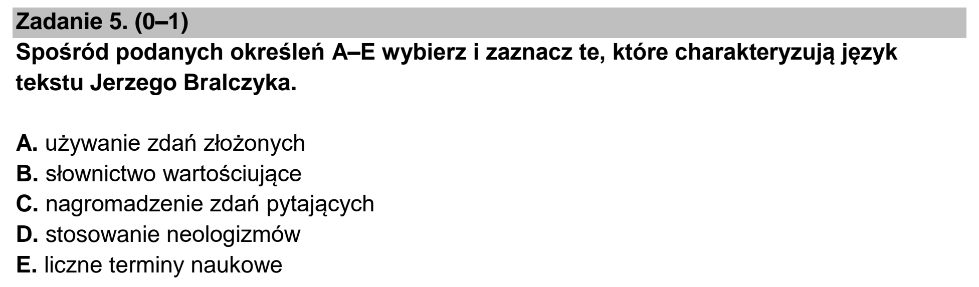 Matura dodatkowa, czerwiec 2022, podgląd zadania 5