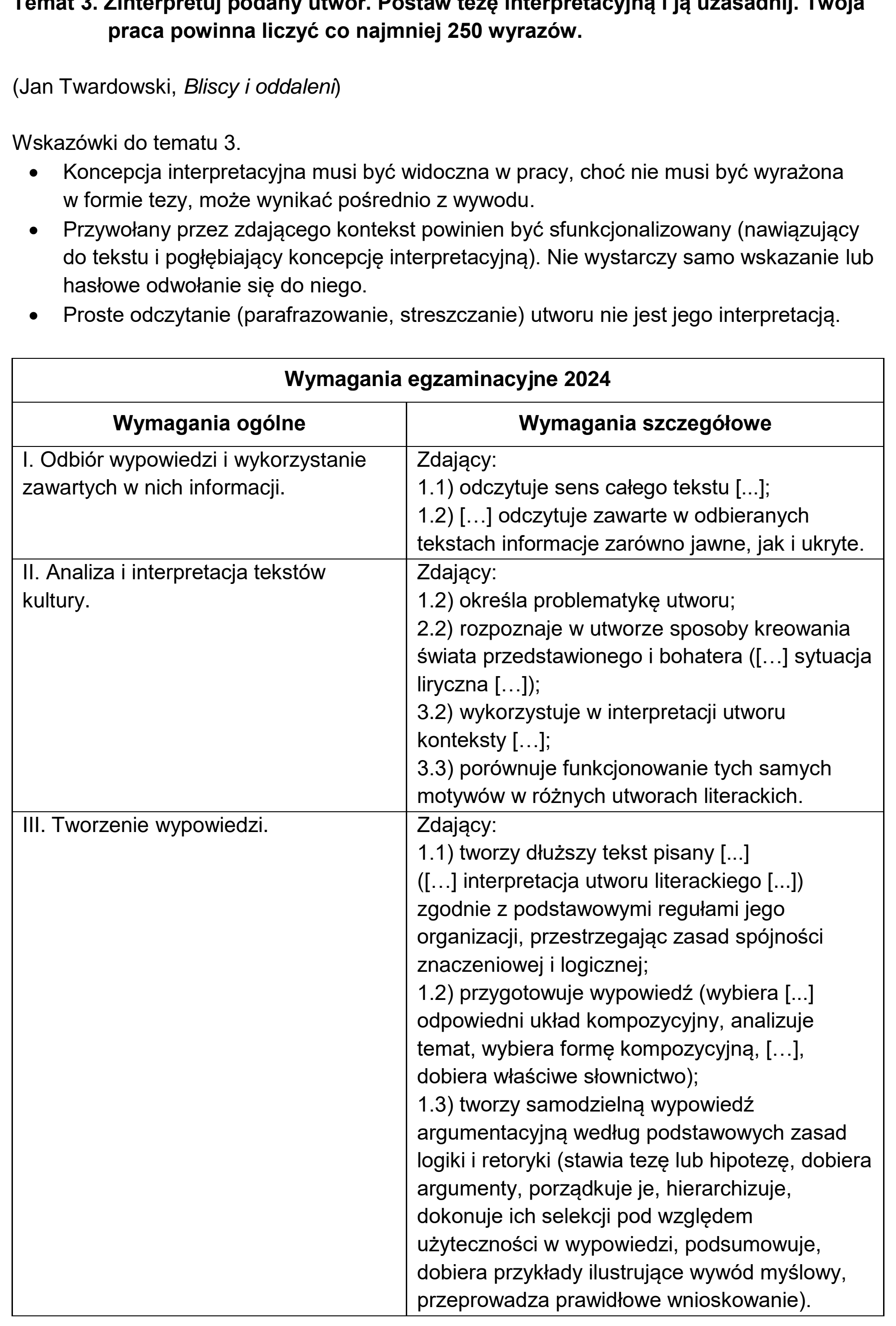 Matura dodatkowa, czerwiec 2024, odpowiedź do zadania 3, fragment 1