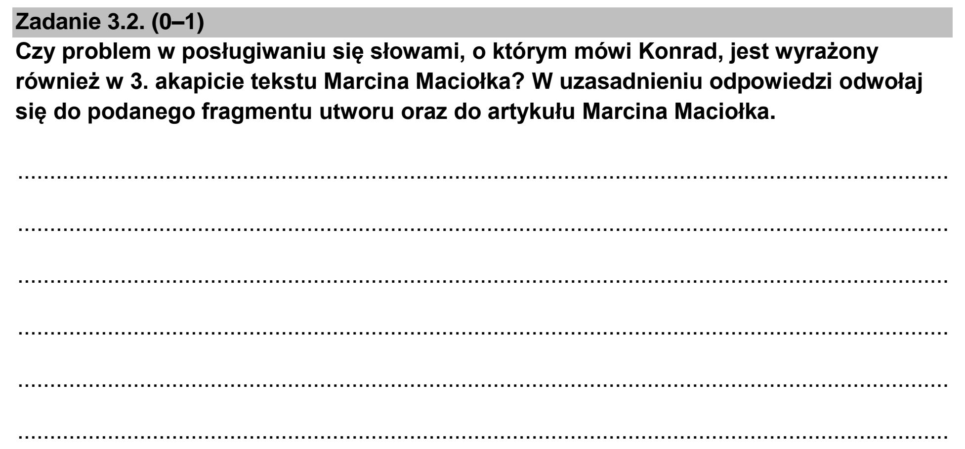 Matura dodatkowa, czerwiec 2024, zadanie 3.2
