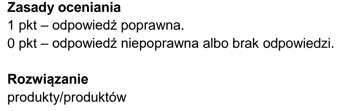 Matura dodatkowa, czerwiec 2025, odpowiedź do zadania 12