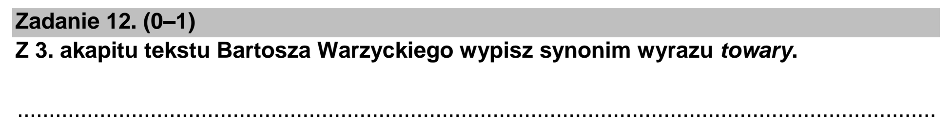Matura dodatkowa, czerwiec 2025, podgląd zadania 12