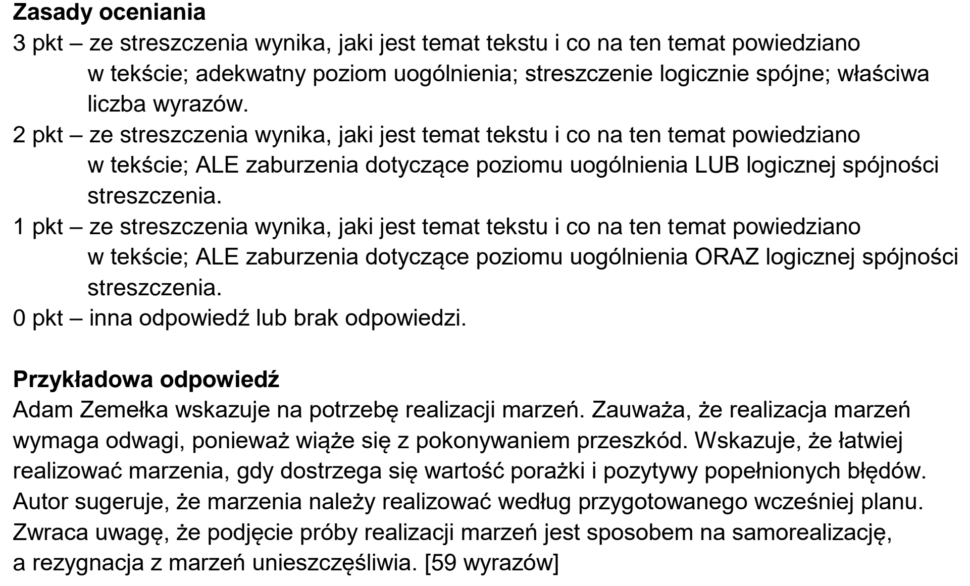Matura dodatkowa, czerwiec 2026, odpowiedź do zadania 5