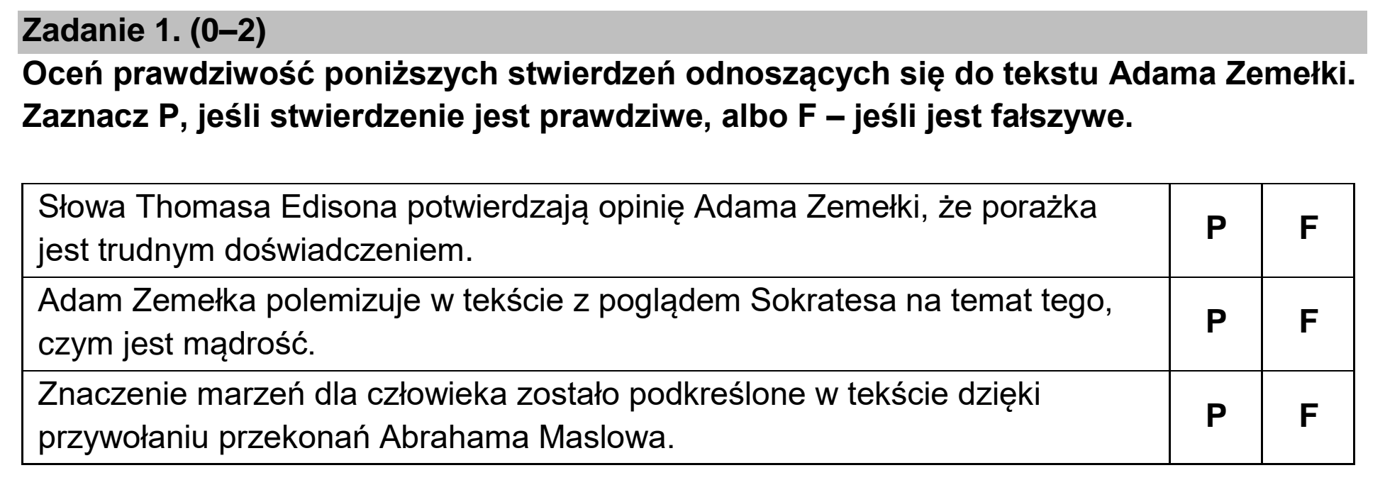 Matura dodatkowa, czerwiec 2026, podgląd zadania 1