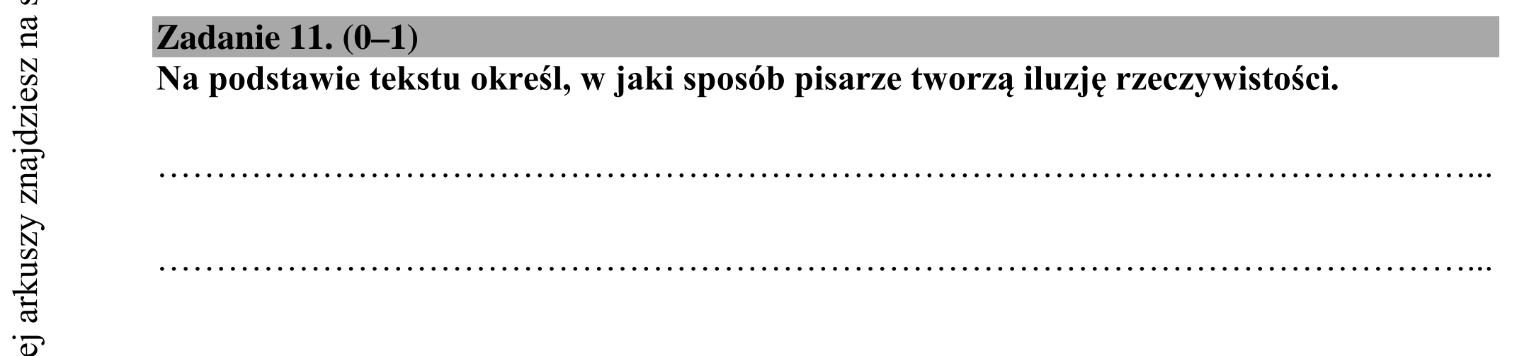 Matura dodatkowa, lipiec 2020, podgląd zadania 11
