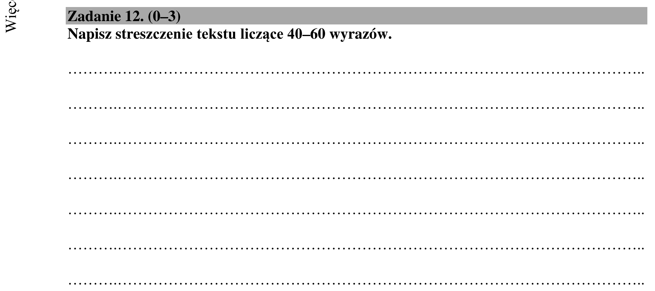 Matura dodatkowa, lipiec 2020, podgląd zadania 12