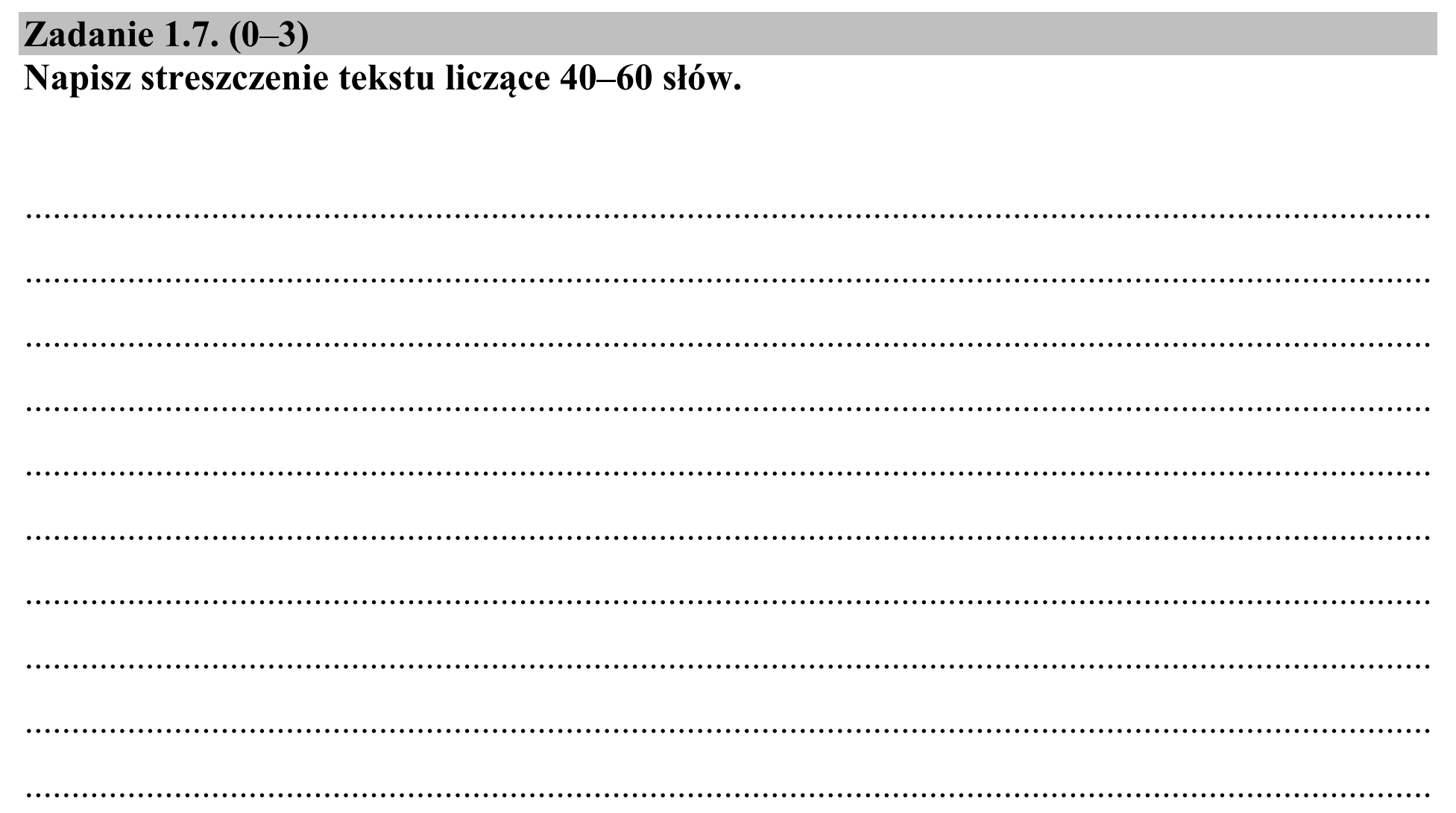 Matura, maj 2015, zadanie 1.7