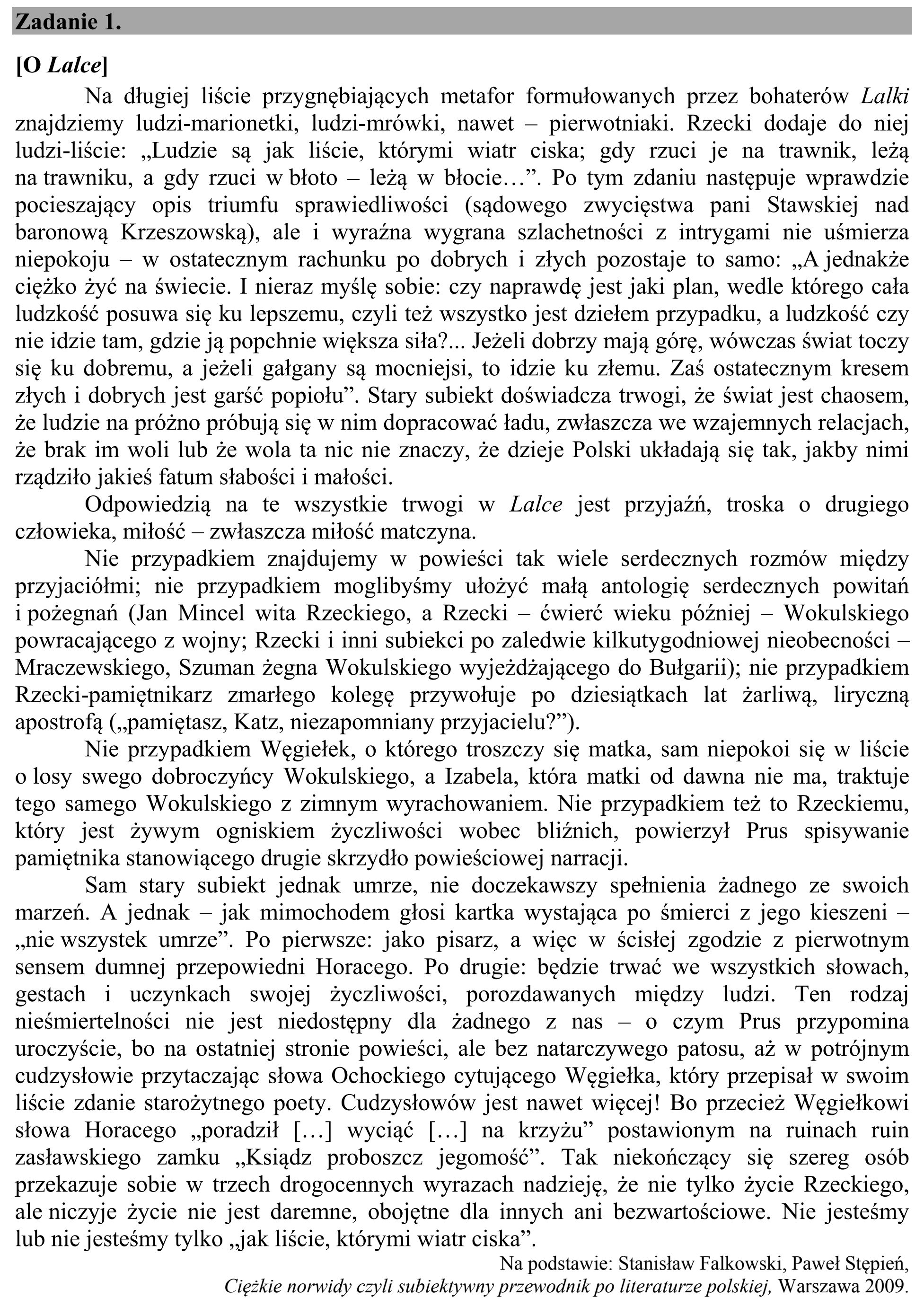 Matura, maj 2016, wstęp zadania 1