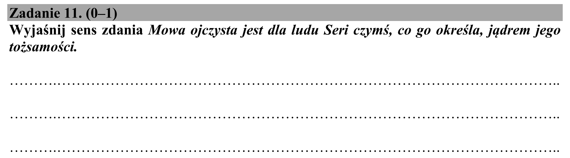 Matura, maj 2017, podgląd zadania 11