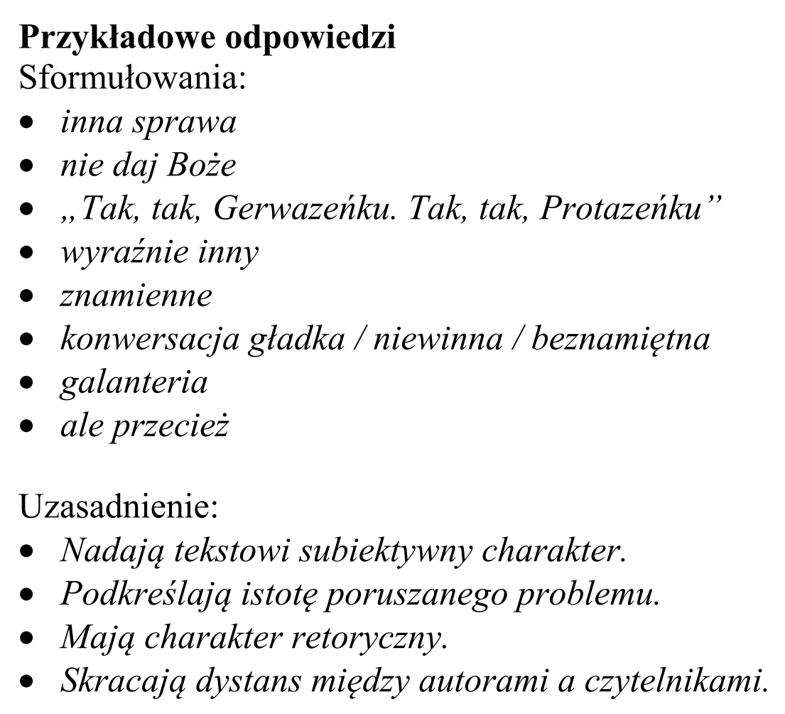 Matura, maj 2019, odpowiedź do zadania 3, fragment 2