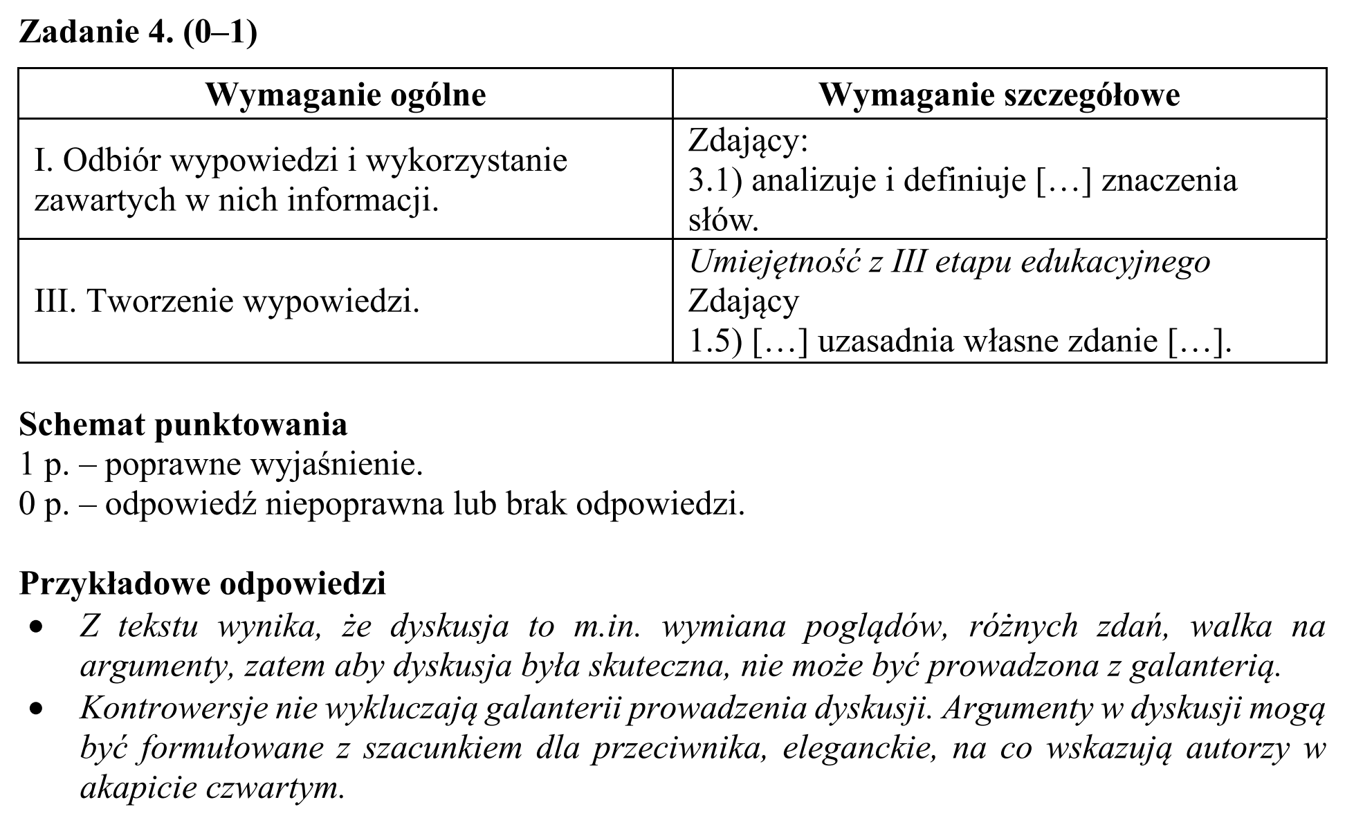 Matura, maj 2019, odpowiedź do zadania 4