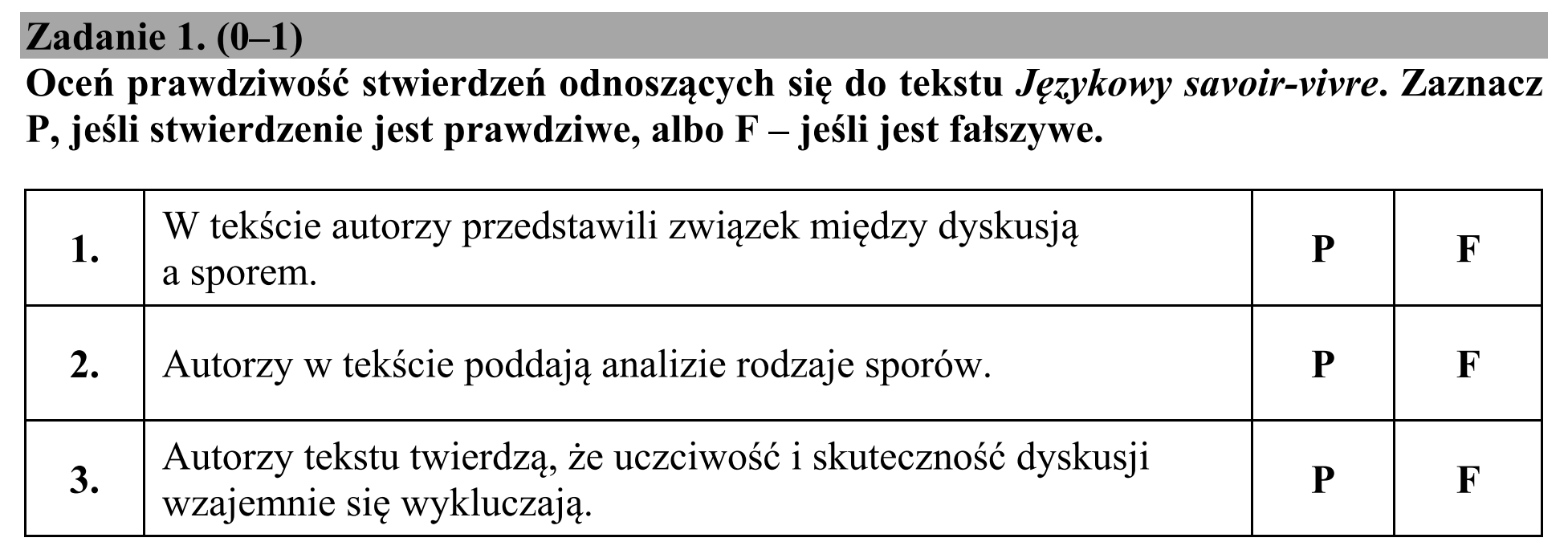 Matura, maj 2019, podgląd zadania 1