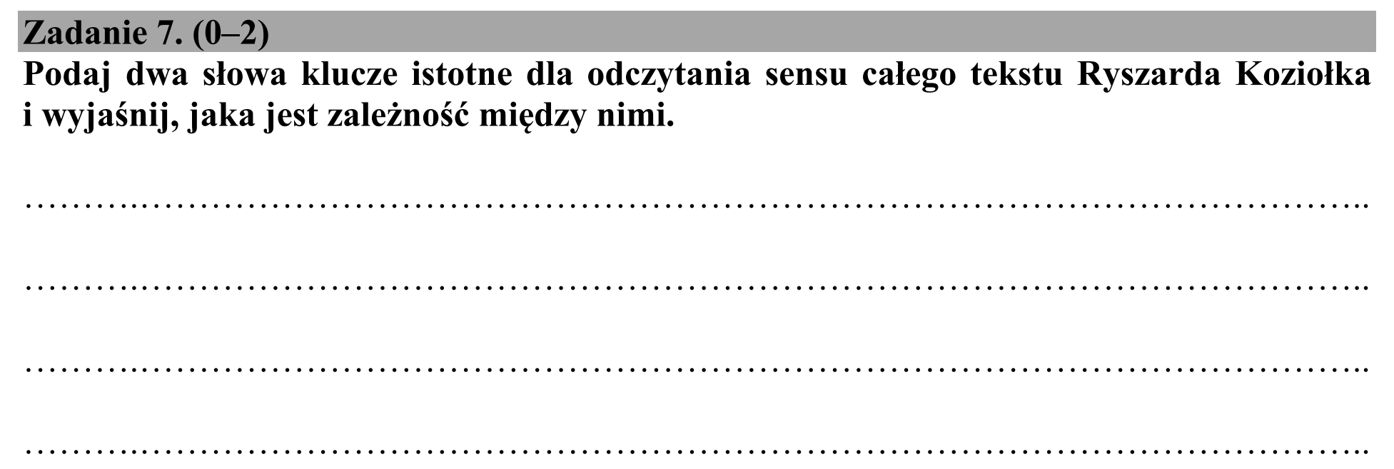 Matura, maj 2019, podgląd zadania 7