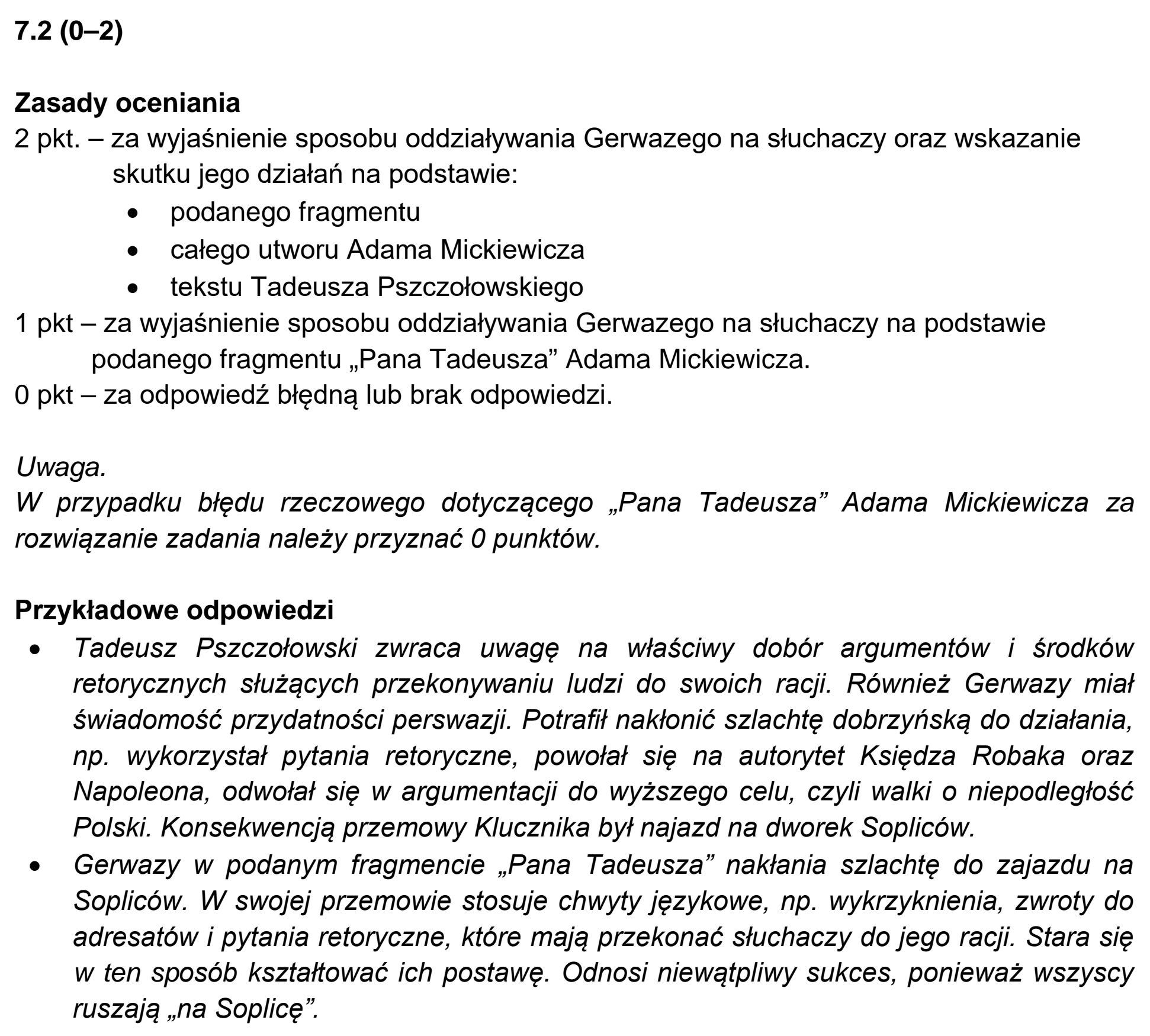 Matura, maj 2020, odpowiedź do zadania 7, fragment 2