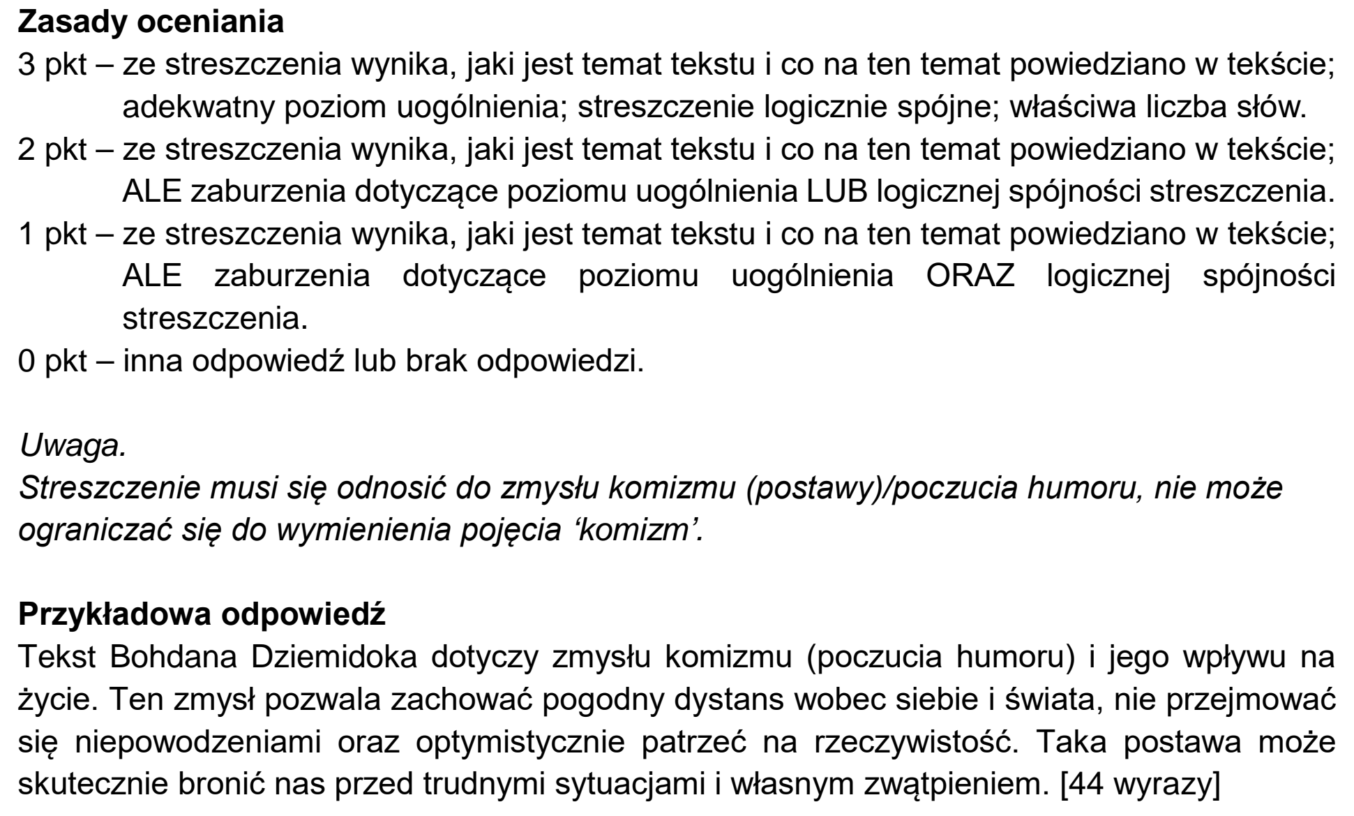 Matura, maj 2021, odpowiedź do zadania 12