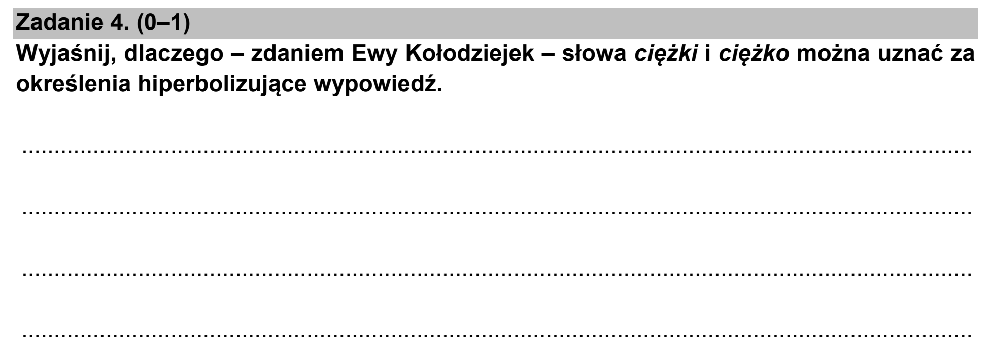 Matura, maj 2021, podgląd zadania 4