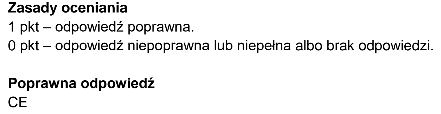 Matura, maj 2022, odpowiedź do zadania 11