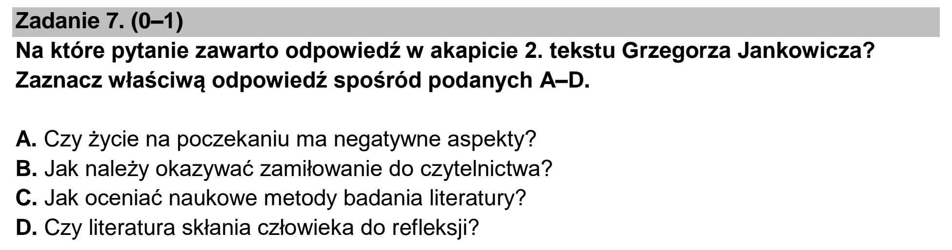 Matura, maj 2022, podgląd zadania 7