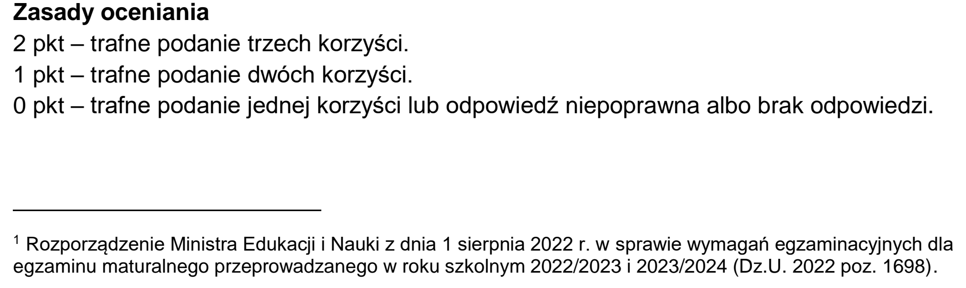 Matura, maj 2023, odpowiedź do zadania 2