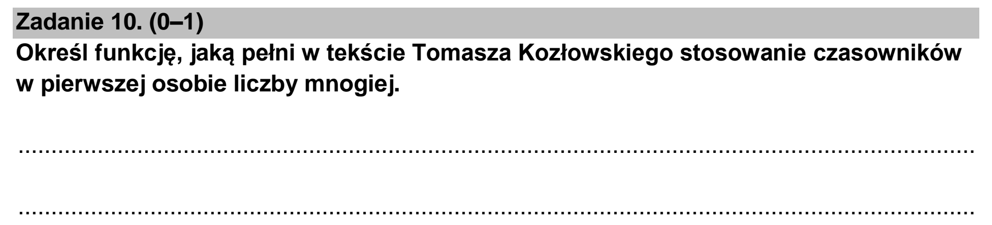 Matura, maj 2023, podgląd zadania 10