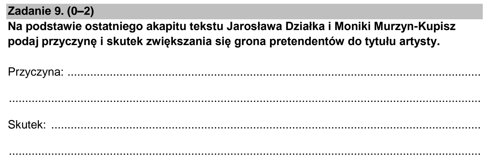Matura, maj 2024, podgląd zadania 9
