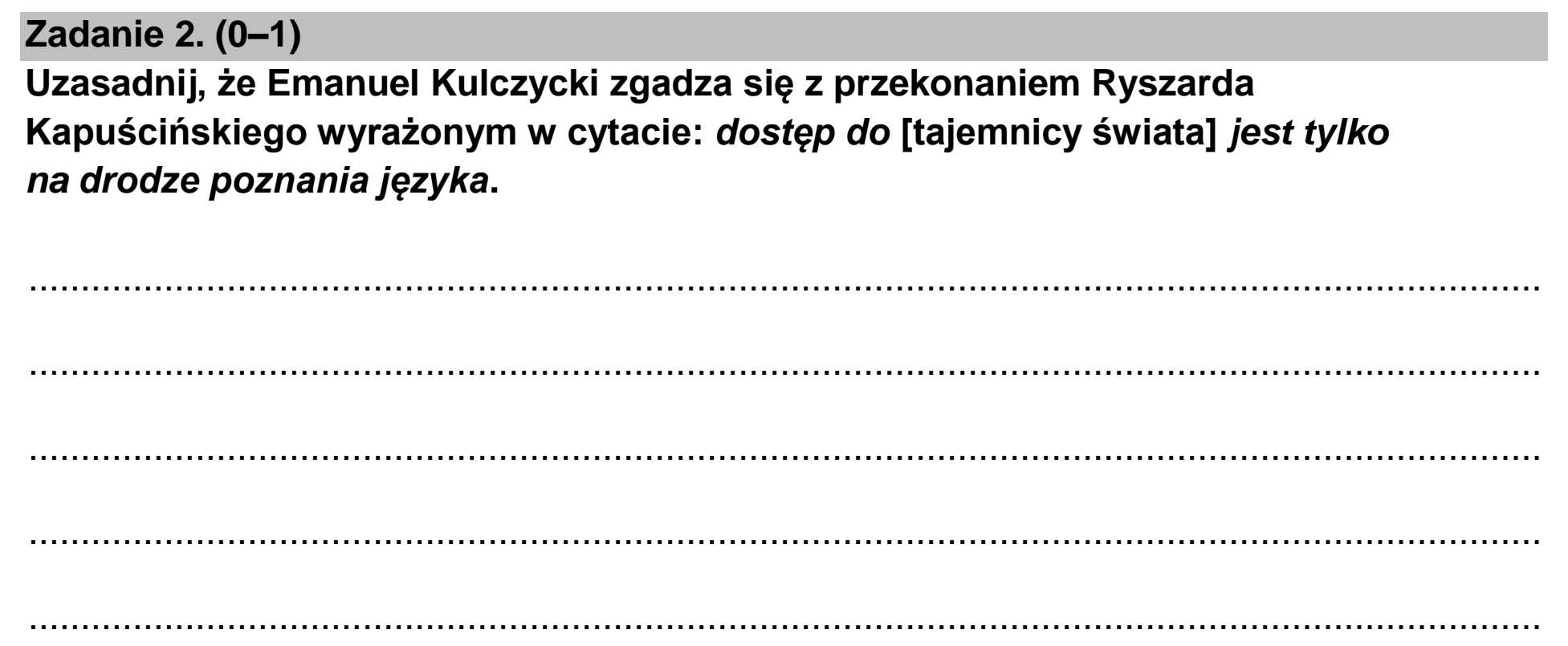 Matura, maj 2025, podgląd zadania 2