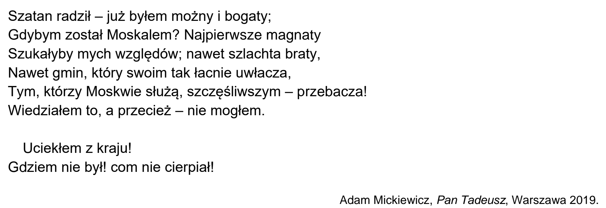 Matura próbna, marzec 2021, podgląd zadania 1, fragment 2