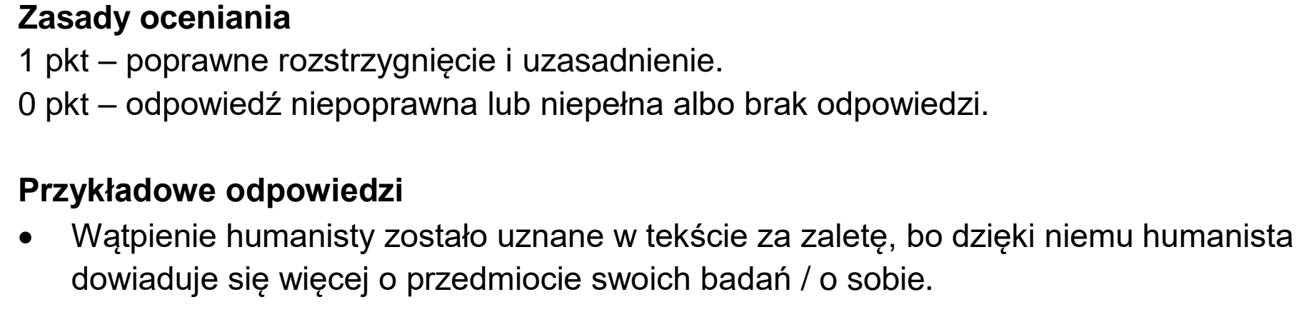Matura dodatkowa, czerwiec 2023, odpowiedź do zadania 3
