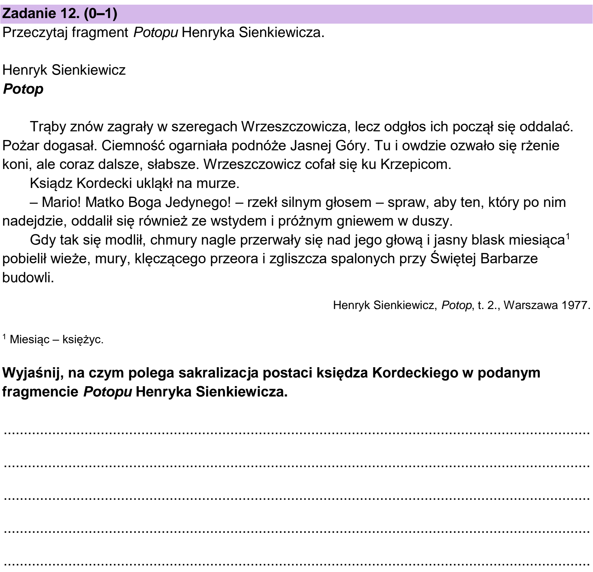 Matura dodatkowa, czerwiec 2023, podgląd zadania 12