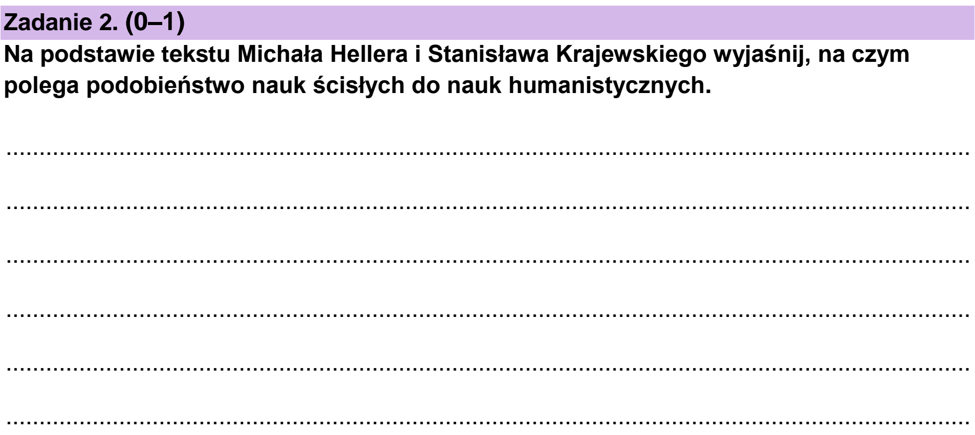 Matura dodatkowa, czerwiec 2023, podgląd zadania 2