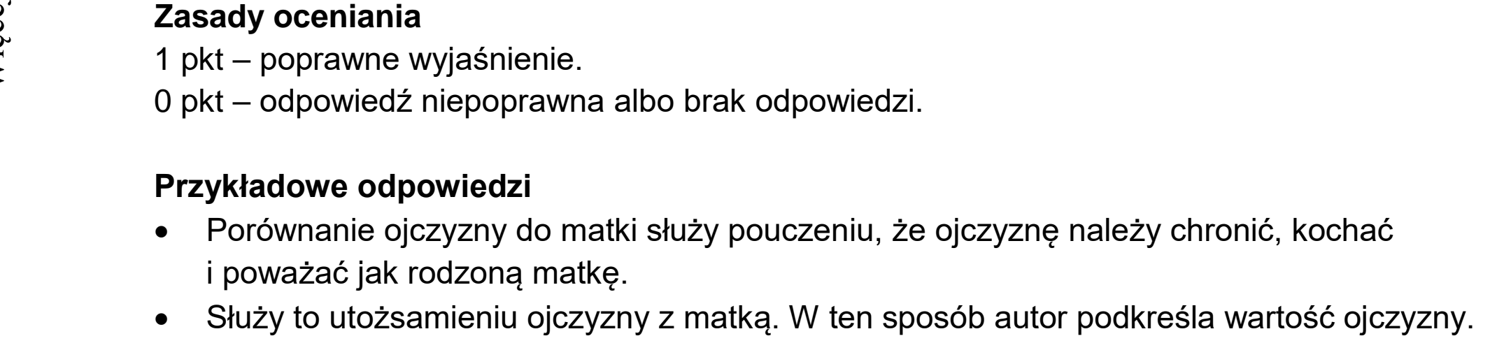 Matura dodatkowa, czerwiec 2024, odpowiedź do zadania 8