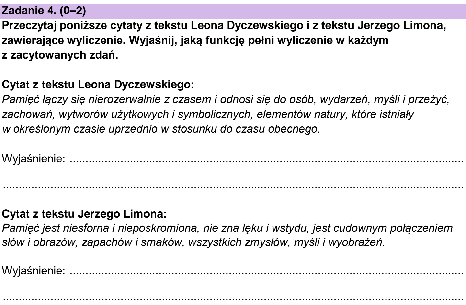 Matura dodatkowa, czerwiec 2024, podgląd zadania 4